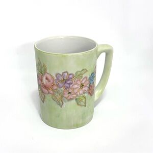 Vintage Hand Painted Artist Signed Coffee or Tea Mugs